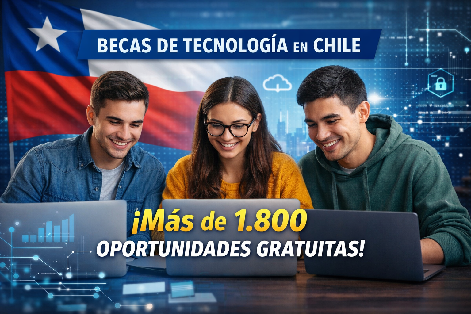 Chile lanza más de 1.800 becas en tecnología: cómo aprovechar esta oportunidad en 2026