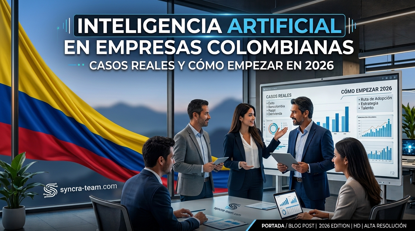 Inteligencia Artificial en empresas colombianas: casos reales y cómo empezar en 2026